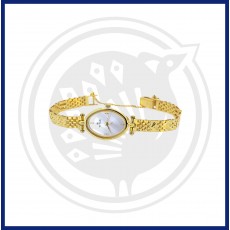 Glorious Look Chain Type 22k Gold Women's Watch